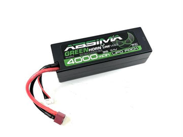 Absima - 4140010 - 11.1V Lipo batteri med 4000 mAh, 50C i Hardcase med Deans stik