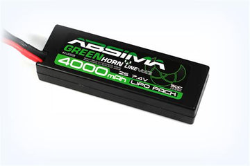 Absima - 4140008 - 7.4V Lipo battery with 4000 mAh, 50C, Hardcase with Deans plug