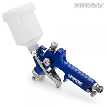 Hobbynox - HN001-00 - RUBY Mini Spray Gun Top Feed 0.8mm 125ml Cup 3m Hose