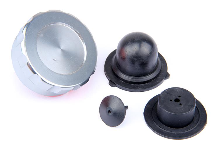 Rovan - 95095 - Benzindæksel i aluminium til 1/5 Benzinbiler  - Sølv
