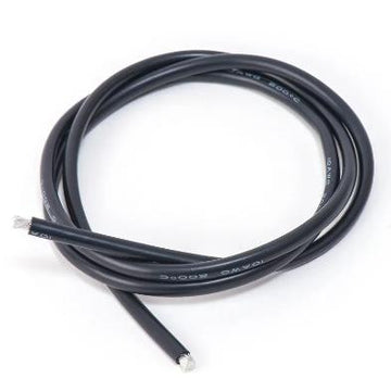 KeysRC - KRWPC071 - 10AWG silicone ledning 1 meter - Sort
