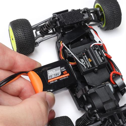 Losi - LOS-1392T1 - 1/28 Micro-T 2S 2WD RTR Stadium Truck (Battery and Charger Included), White
