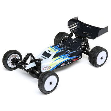 Losi - LOS01016T2 - 1/16 Mini-B 2WD Buggy Brushed RTR Black/White