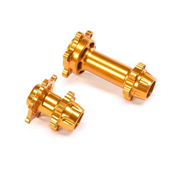 Losi - LOS362004 - Aluminum Hub Set, Machined, Gold: Promoto-MX