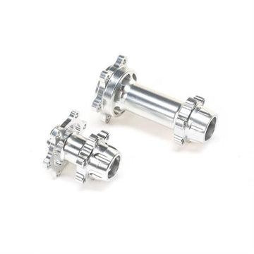 Losi - LOS362005 - Aluminum Hub Set, Machined, Silver: Promoto-MX