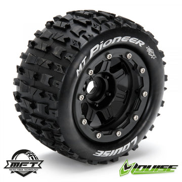 LouiseRC - T3329SB - MT-PIONEER dæk med MFT på 3.8" fælge med 17 mm hex - 1/2" Offset - Sport Compound - 2 stk