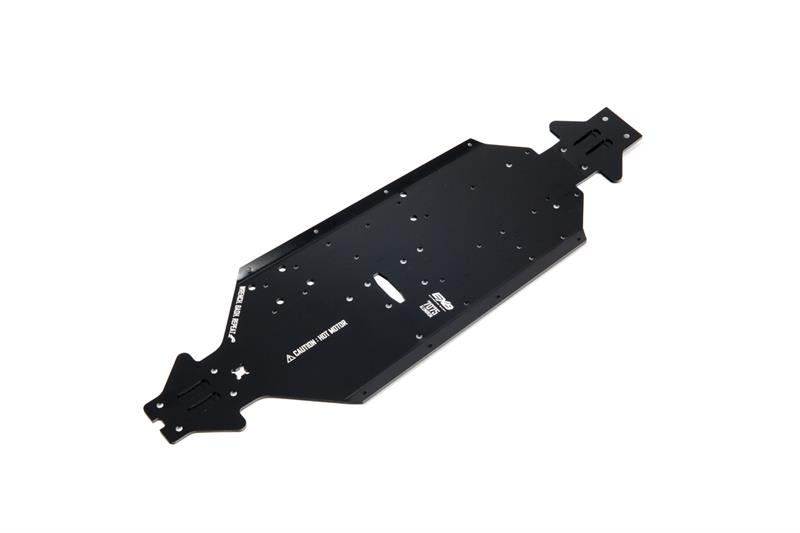 Arrma - ARA320572 - ALUMINUM CHASSIS CNC 7075 T6 SWB (BLACK) (1PC)