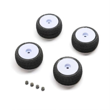 Pro-Line - PRO-2633 - Blockade Tire, Pro-Line OE, Wheel, White, Mounted: Micro-T