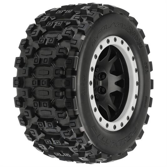 Pro-Line - PL10131-13 - 1/5 Badlands MX43 Tires on Wheels with 24mm Hex for X-MAXX (2 pcs)