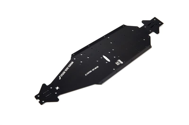 Arrma - ARA320570 - ALUMINUM CHASSIS CNC 7075 T6 LWB (BLACK) (1PC)