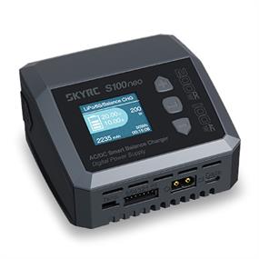 12A Oplader S100neo, med strømforsyning på 100W - NiMH og Lipo -1-6S