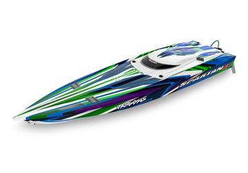 Traxxas - TRX103076-4-GRN - Spartan-SR BL TQi TSM Self-Righting Green