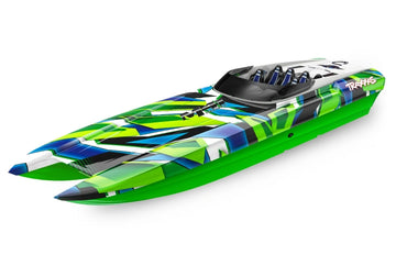 Traxxas - TRX57046-4-GRNR - DCB M41 Catamaran BL TQi TSM Green