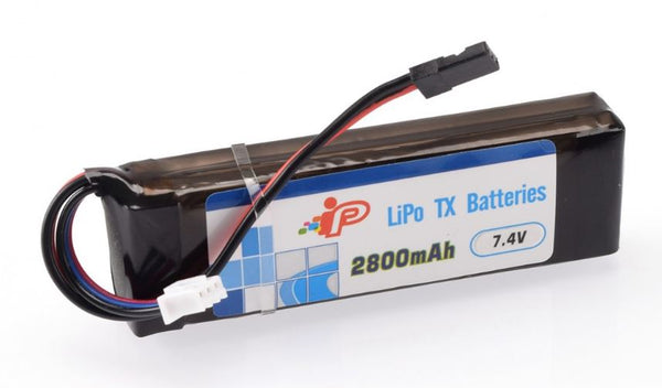 Intellect -  IP-882890-2S - 7.4V Lipo batteri med 2800 mAh for Sanwa MT-4