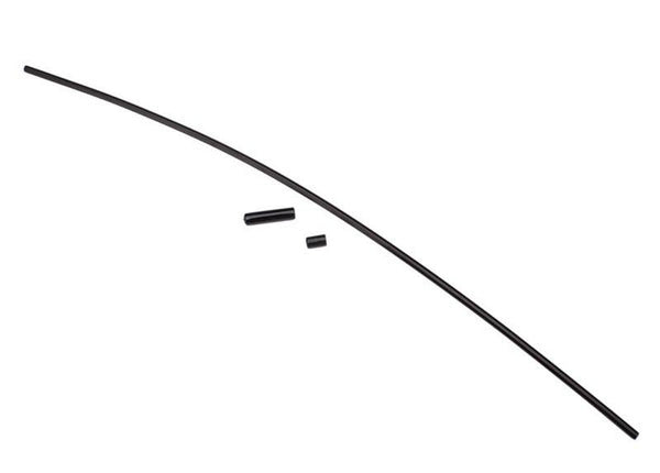 Traxxas - TRX1726A - Antennerør (1)/ vinyl antenna cap (1)/ wire retainer Black (1)
