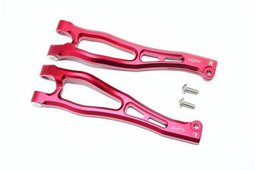 GPM - GPMMAK054R - ALUMINUM FRONT UPPER ARMS -4PC SET red