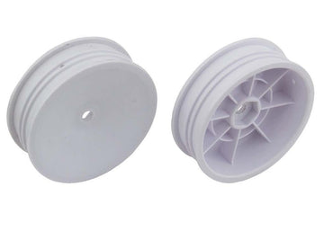 2WD Forfælge til 1/10 Buggy biler - 12mm hex, Hvide fælge