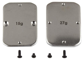 B64 FT Steel Chassis Weights, 15g, 27g