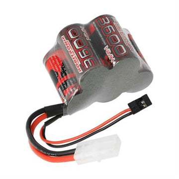 Robitronic - RX360 - 6V Modtagerbatteri til benzinbiler med 3600 mAh - nimh hump pack, Baja