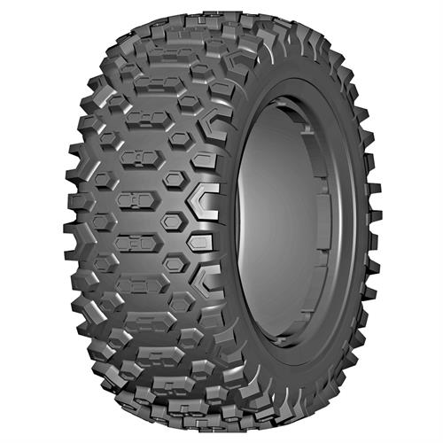 GRP - GW96-P1 - 1:5 SCT - CROSS - P1 Soft - 180mm Donut Tyre NO Insert - 1 Pair