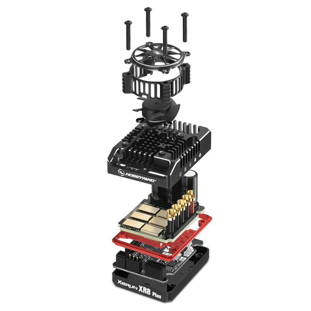 Hobbywing Xerun XR8 Plus G2S 200A ESC – Kraftfuld Fartregul.