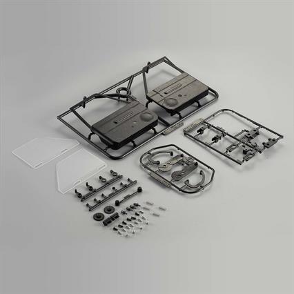Killerbody - KB48610 - Movable Door & Lifter Window Fit for 1/10 Toyota Land Cruiser 70 Hard Body
