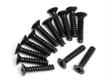 Countersunk Cross Head Self-TapScrew M3x14mm 13Pcs