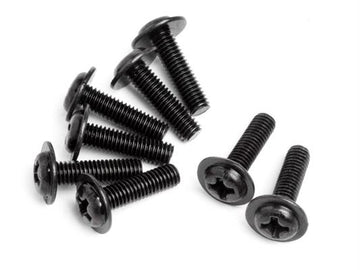 DOMED HEAD DISC SCREW M3X10 (8 )