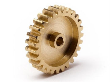 27T Brass Pinion Gear (0.8 M / 32DP 3.175 Shaft)