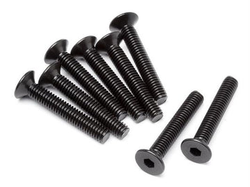 Flat Head Screw M4x25mm 8 Pcs