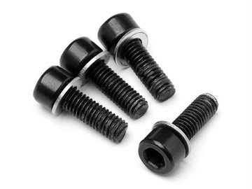 CAP HEAD SCREW M5X15MM 4 PCS ME - 243 (BLACKOUT)
