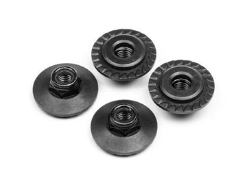 FLANGED LOCK NUT M5X8MM (4PCS)