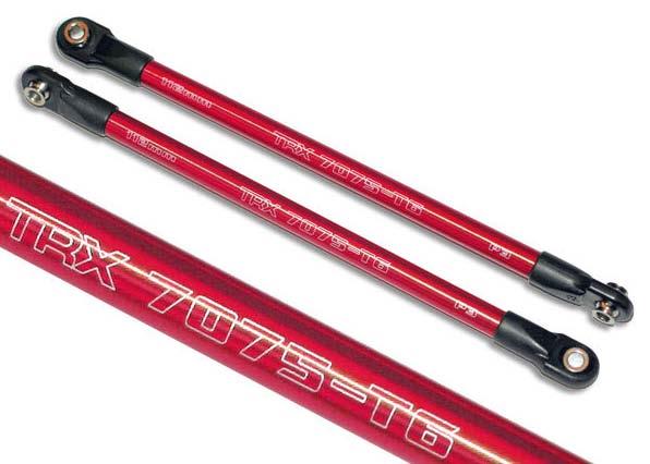 Traxxas - TRX5319x - Push rod (aluminum) (assembled with rod ends) (2) (red) (use with #5359 progressive 3 rockers)