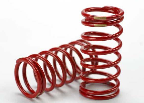 Traxxas - TRX5439 - Spring, shock (red) (GTR) (3.8 rate gold) (1 pair)