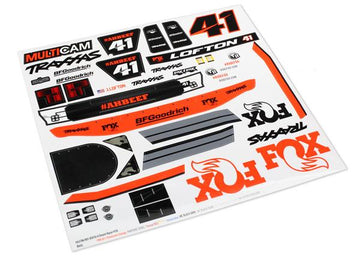 Traxxas - TRX8515 - Decals, Unlimited Desert Racer, Fox Edition