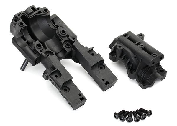 Traxxas - TRX8630 - Bulkhead, front (upper and lower)/ 4x12mm BCS (6) (requires #8622 chassis)