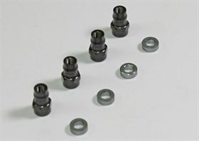TeamC - TU0250-6 - "Big Bore" Shock Cap Ball & Washer (4 pcs)