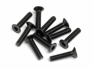 Flat Head Screw M2.5X12Mm (Hexsocket/10Pcs)