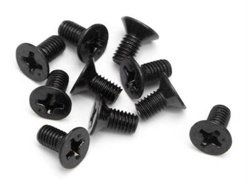 Flat Head Screw M3X6Mm (10Pcs)