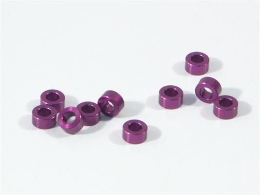 HPI - HPZ819 - Aluminium Washer 3 X 6 X 3.0Mm (Purple/10 Pcs)
