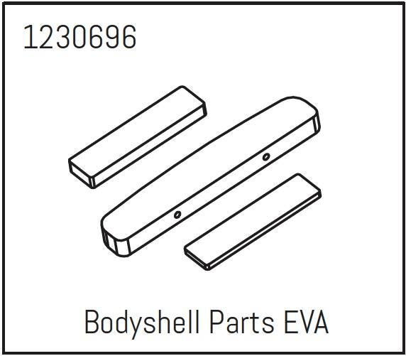 Absima - 1230696 - Bodyshell Parts EVA - Khamba
