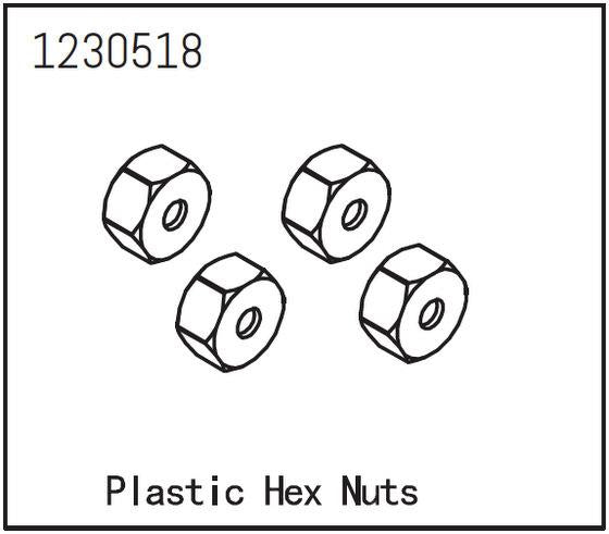Absima - 1230518 - 12 mm Hex Nuts (4)