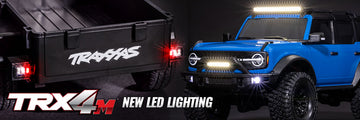 Lys til TRX-4M: Ny TRX-4M LED Light Bar kit og Utility Trailer Lights