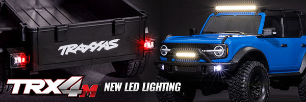 Lys til TRX-4M: Ny TRX-4M LED Light Bar kit og Utility Trailer Lights