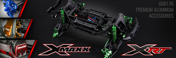 Ultimative Aluminiums Opgraderinger til Din Traxxas X-Maxx og XRT hos RC Kongen