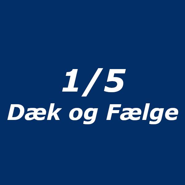 1/5 Dæk og Fælge