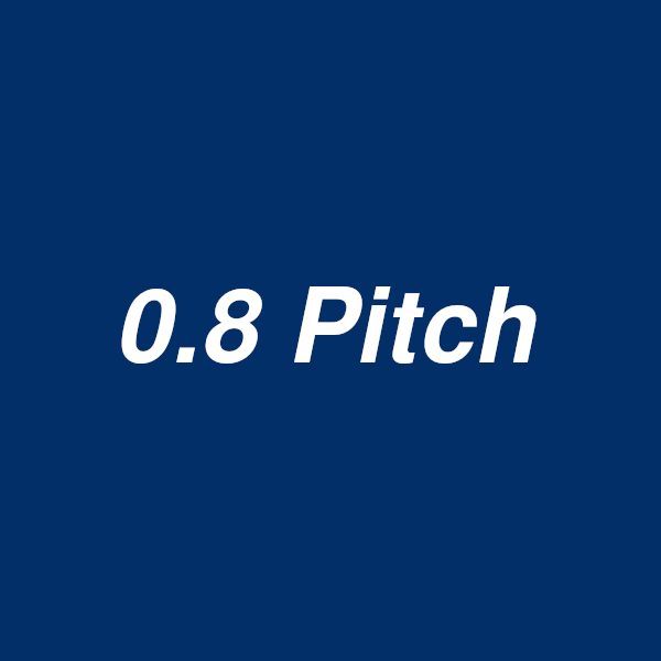 0.8 Pitch Motortandhjul