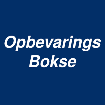 Opbevaringsbokse