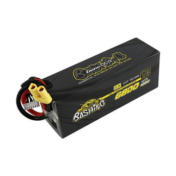 GensAce - B-120C-6800-6S1P-Bashing-EC5 - 22.2V 6800 mAh 120C Lipo Batteri med EC5 stik