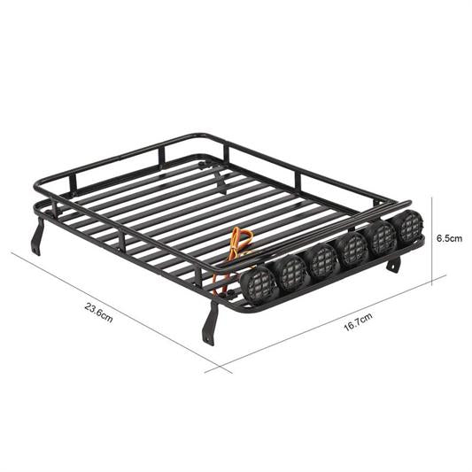 Absima - 2320124 - 1/10 Metal Luggage Tray incl. LEDs